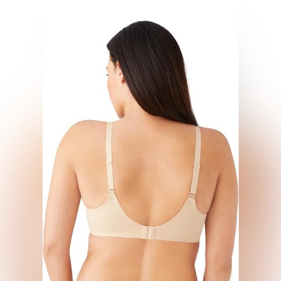 WACOAL Superbly Smooth Underwire non-padded T-Shirt Bra 40D Beige #855342 - Picture 4 of 8